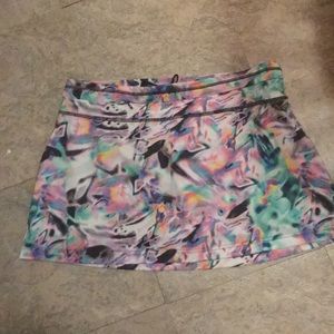 Tennis skirt with shorts underneath size Large